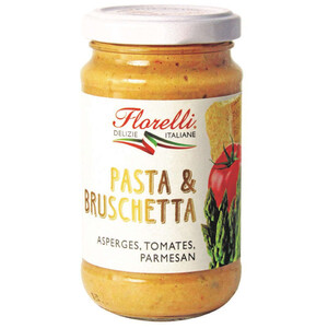 Florelli pasta & brushetta asperges, tomates et parmenan 190g