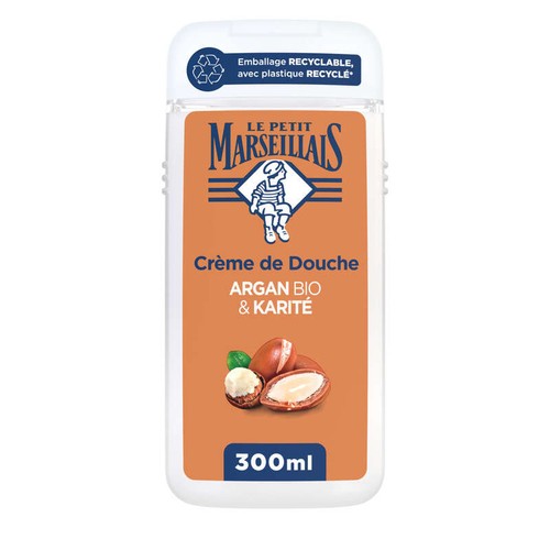 Le Petit Marseillais Crème de Douche Extra douce Argan Bio & karité 300ml