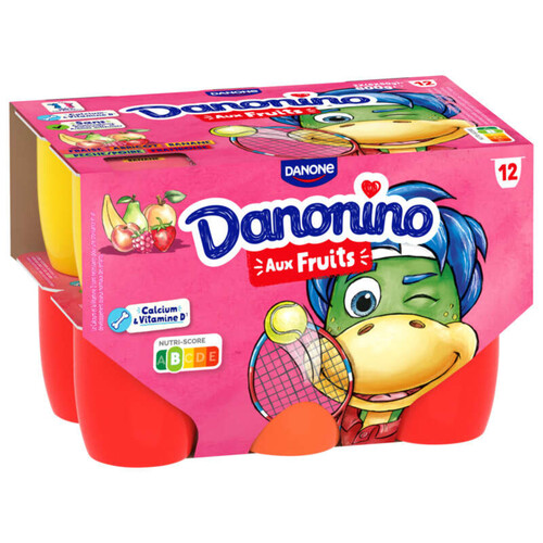 Danonino Petits Suisses Aux Fruits 12x50g