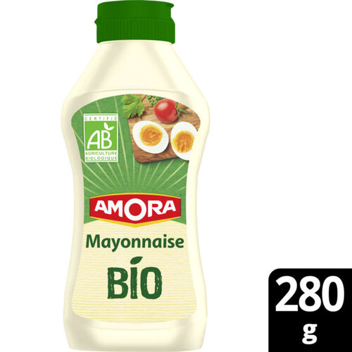 Amora Mayonnaise Standard Flacon Souple Bio 280g.