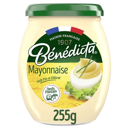 Bénédicta Mayonnaise bocal 255g