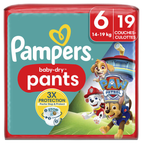 Pampers Baby Dry Pants Couches T6 x19