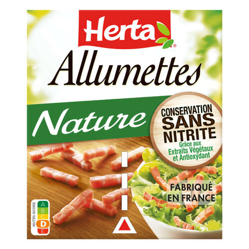 Herta Allumettes Nature Sans Nitrite 2x 75g