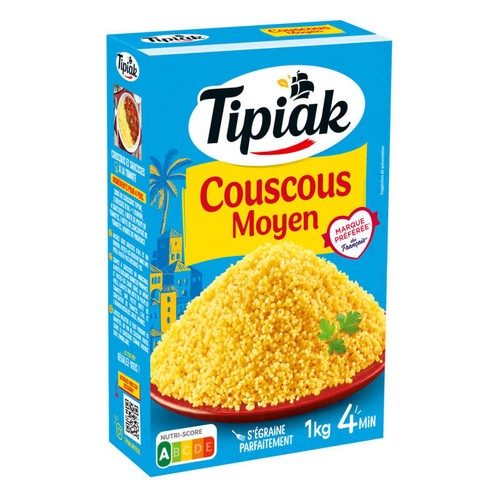 Tipiak Couscous Moyen 1kg