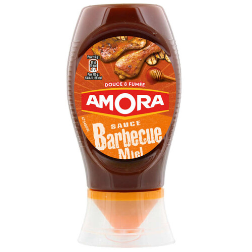 Amora Sauce Barbecue Miel Flacon Souple 282g