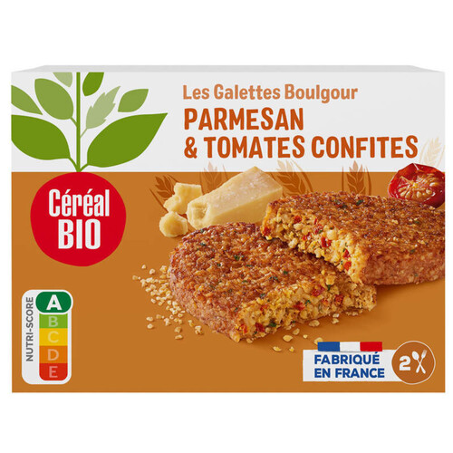 Cereal Bio Galettes Boulghour De Blé, Parmesan & Tomates Confites, Sans Viande, Bio 200g