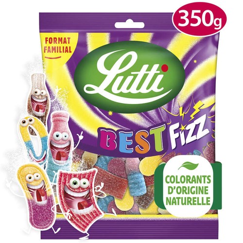Lutti Bonbons BestFizz 350g