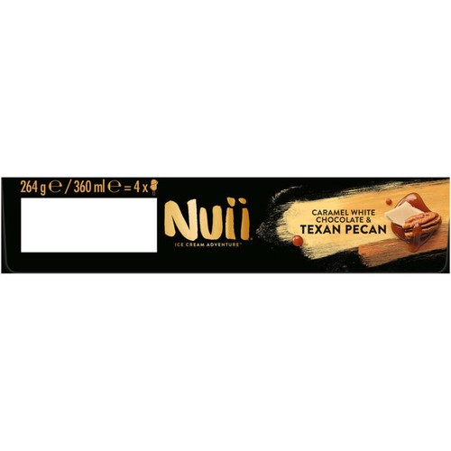 Nuii Glace caramel White Chocolate & Texan Pecan 264g