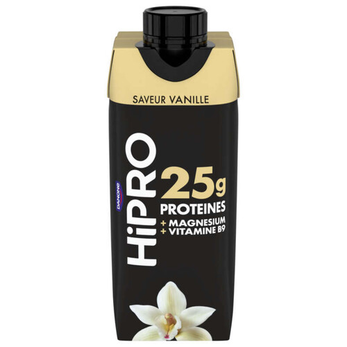 Hipro Yaourt à boire vanille protéiné 0%MG 1x345g