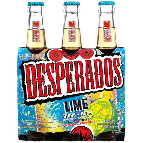 Tequila - Bière arômatisée - Desperados - 33 cl