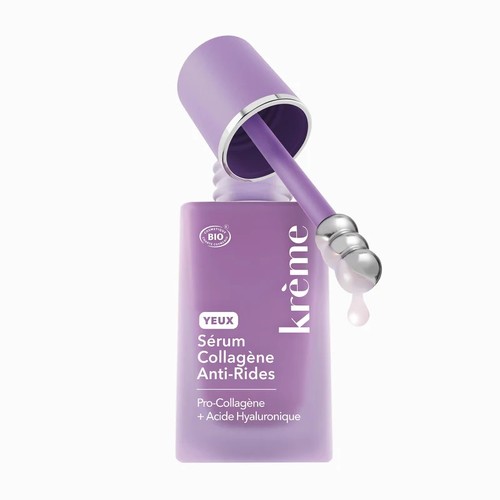 Krème Sérum Yeux Collagène Anti-Rides Certifié Bio 15ml