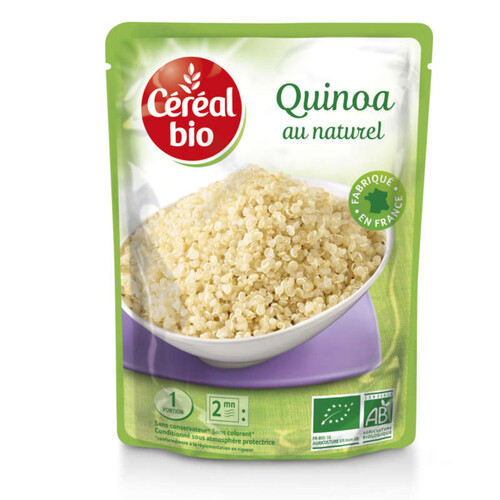Céréal Bio Quinoa Au Naturel 1 Portion 220g