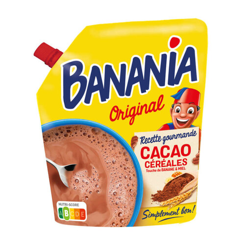 Banania Chocolat en Poudre au Cacao, Céréales & Banane 400g