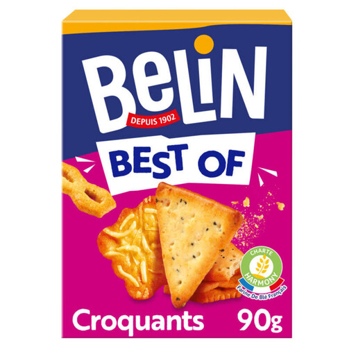 Belin Best of Box Biscuits Apéritifs Crackers Craquants 90g