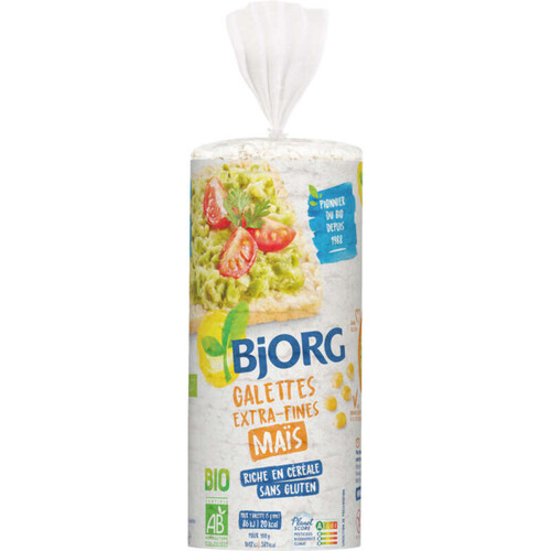 Bjorg Galettes Maïs Bio Sans Gluten 130g