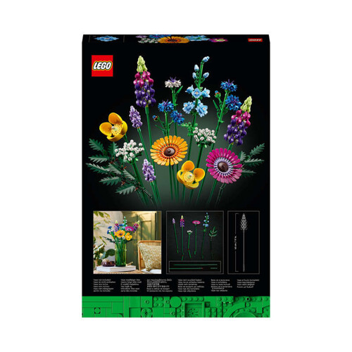 Lego icons bouquet de fleurs sauvages