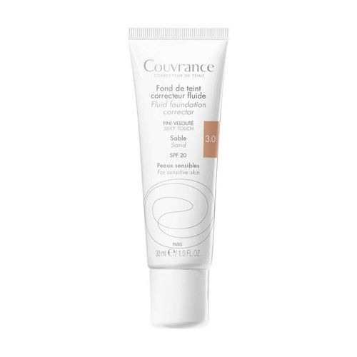 Eau Thermale Avène Couvrance Fond de Teint Correcteur Fluide SPF20 Teinte 3.0 Sable 30ml