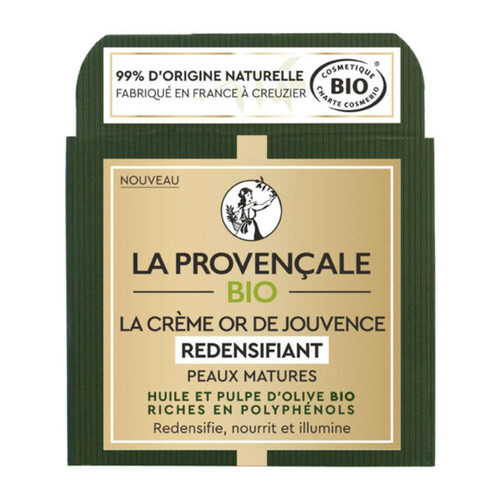 La Provencale Bio Crème Visage Jour Or de Jouvence Redensifiant 50ml