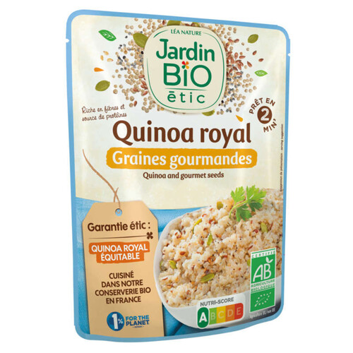 Jardin Bio Quinoa graines gourmandes sans gluten & lactose 220g