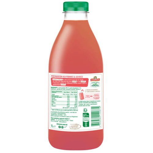 Andros Jus Pomme Goyave 1L