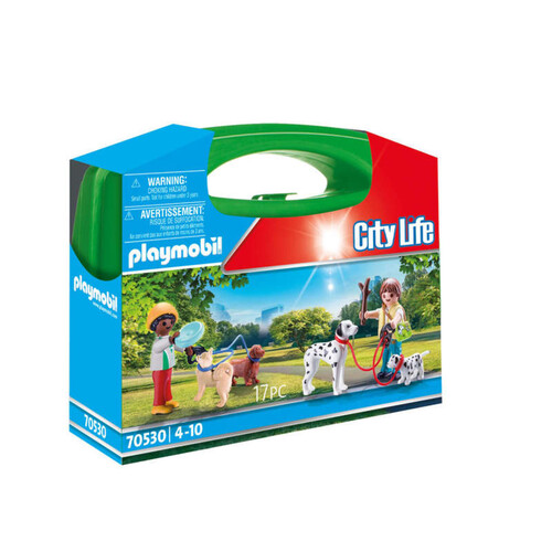 Playmobil Valisette Enfants  chiens