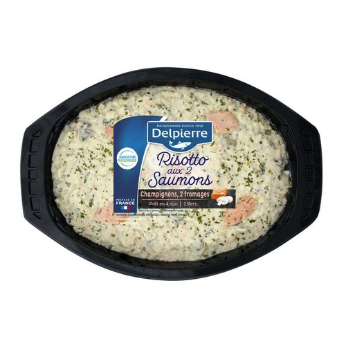 Delpierre Risotto aux 2 saumons 500g