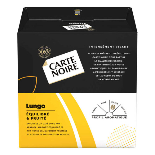 Carte Noire Lungo compatible Dolce Gusto - 16 capsules - Café