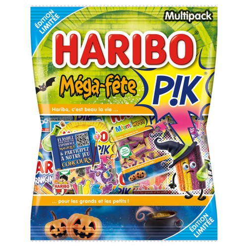 Haribo Bonbons Méga Fête Pik Halloween 720g