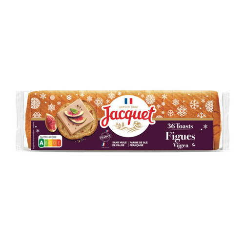 Jacquet Toast Rond Figues 250G