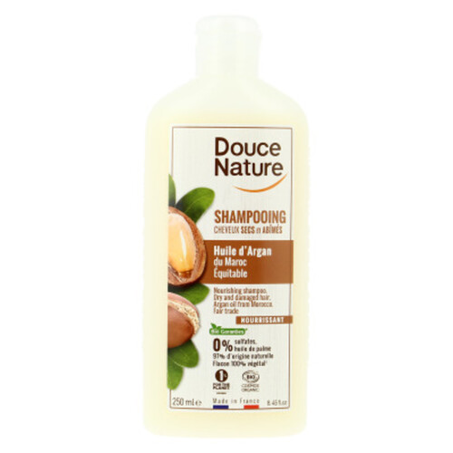 [Par Naturalia] Douce nature Shampooing crème nourrissant argan & karité Bio 250ml