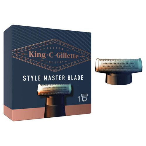 King C Gillette lame rasoir style master x1