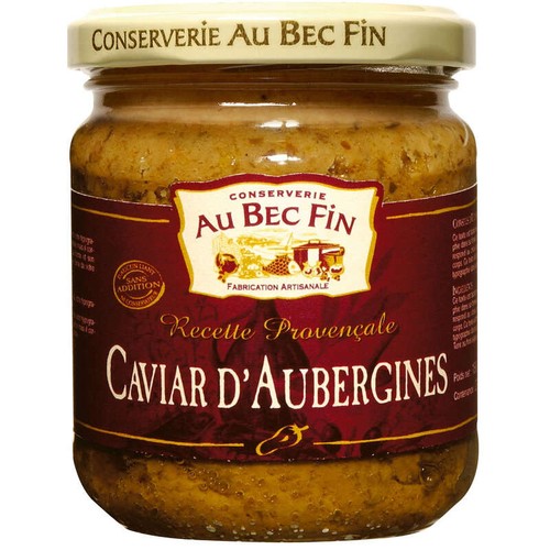 Conserverie au Bec Fin Caviar d'Aubergines 180g
