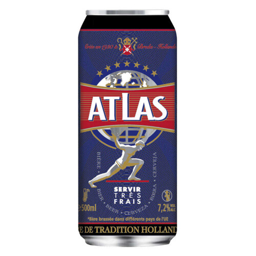 Atlas Bière Blonde La Canette De 50Cl