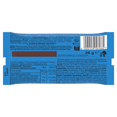 M&M's Bonbons Au Chocolat Au Lait Et Riz Soufflé 36g