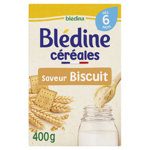 Blédina Préparation à Base de Céréales Instantanées Goût Biscuit 400g