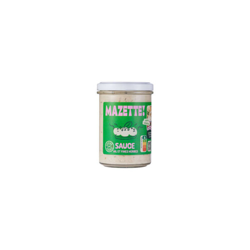 Mazette sauce végétale ail & fines herbes 200g