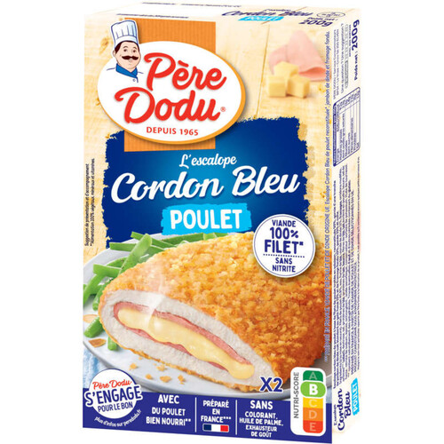 Père Dodu Escalope Cordon Bleu Poulet 200G