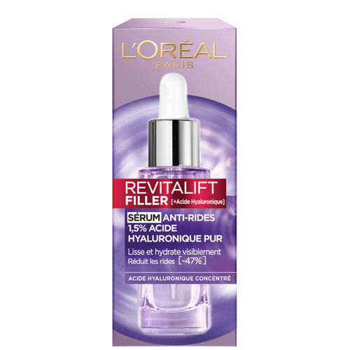 L'Oréal Paris Revitalift Filler Sérum Anti-Rides Acide Hyaluronique 30ml