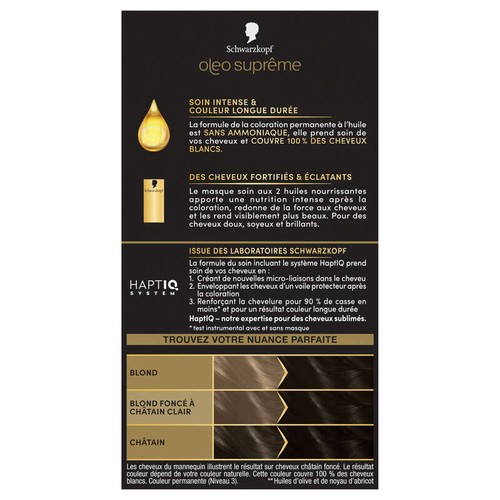 Schwarzkopf Oleo Coloration permanente  4-50 Châtain Glacé