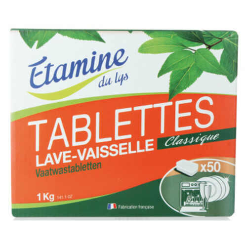 [Par Naturalia] Etamine Du Lys Tablettes Lave-Vaisselle X50 1Kg