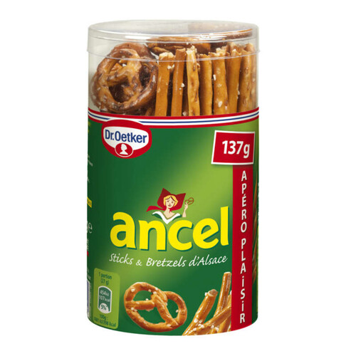 Ancel Mini Assortiment Sticks et Bretzels d'Alsace 137g