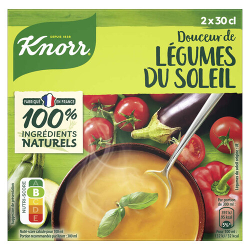 Knorr Soupe Douceur de légumes du Soleil 600ml