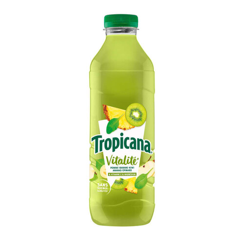 Tropicana Essentiels ananas, pomme, banane, raisin, kiwi & épinard 1L