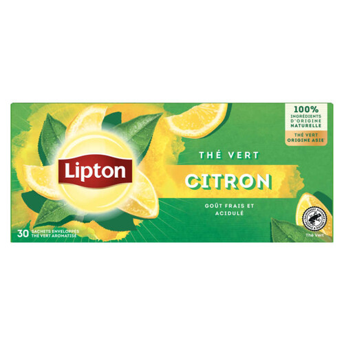 Lipton Thé Vert Citron x30 - 48g