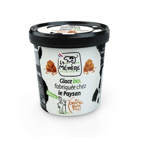 La Mémére Glace au Caramel Beurre salé Bio 400g