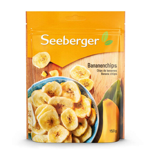 Seeberger Chips de bananes en sachet 150g