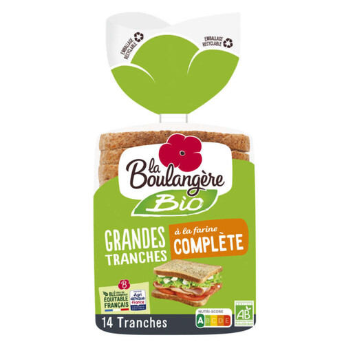 La Boulangère Pain de mie complet Bio 500g