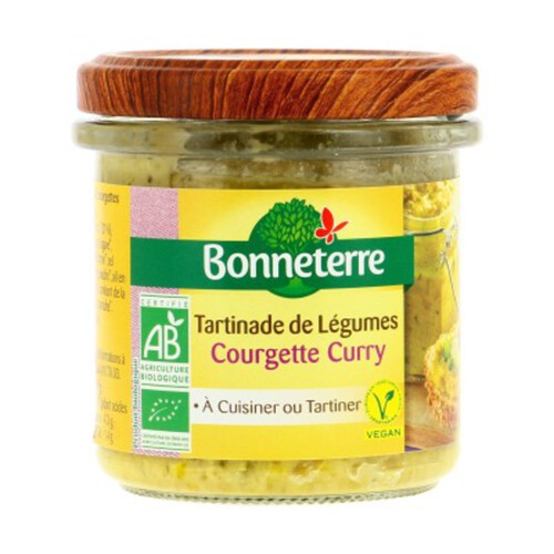 [Par Naturalia] Bonneterre Tartinade Courgette Curry Bio 135g