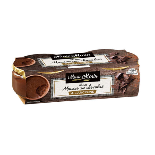 Marie Morin Mousse Chocolat À L’Ancienne 2X100G