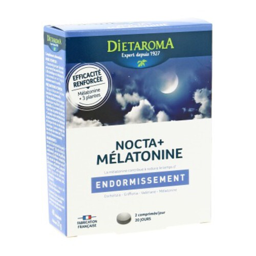 [Par Naturalia] Dietaroma Nocta+ Avec Mélatonine - 40 Comprimés